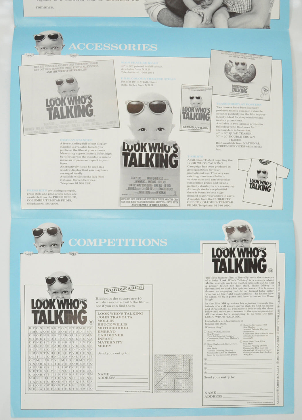 LOOK WHO’S TALKING Cinema Exhibitors Campaign Pressbook - INSIDE 