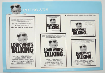 LOOK WHO’S TALKING Cinema Exhibitors Campaign Pressbook - BACK 