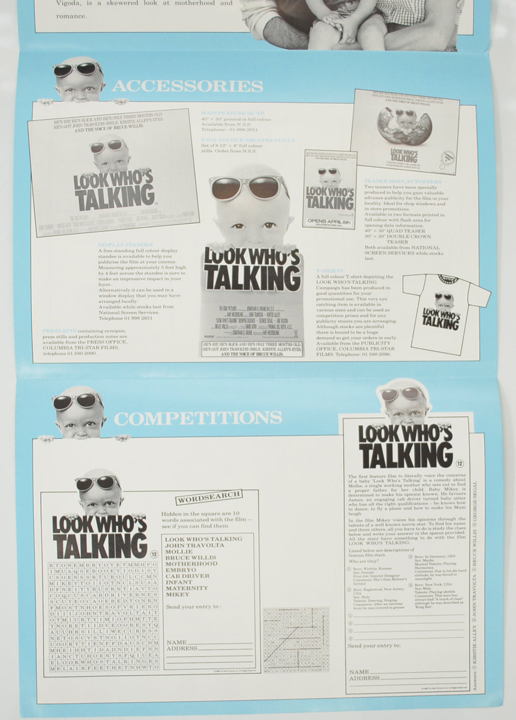 LOOK WHO’S TALKING Cinema Exhibitors Campaign Pressbook - INSIDE 