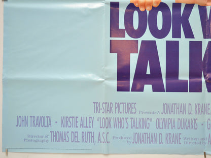 LOOK WHO’S TALKING (Bottom Left) Cinema Quad Movie Poster 