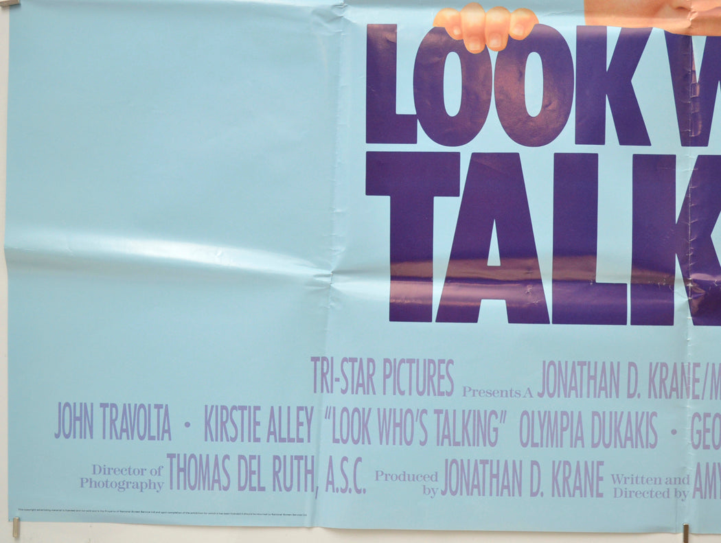 LOOK WHO’S TALKING (Bottom Left) Cinema Quad Movie Poster 