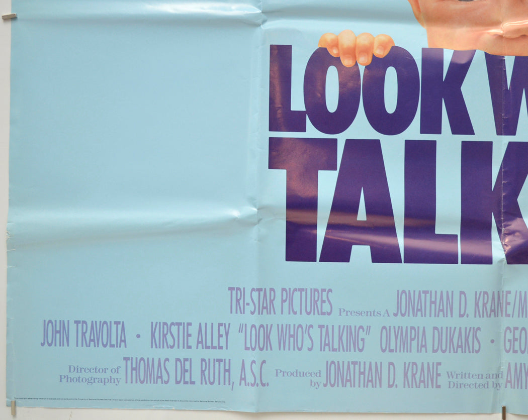 LOOK WHO’S TALKING (Bottom Left) Cinema Quad Movie Poster 