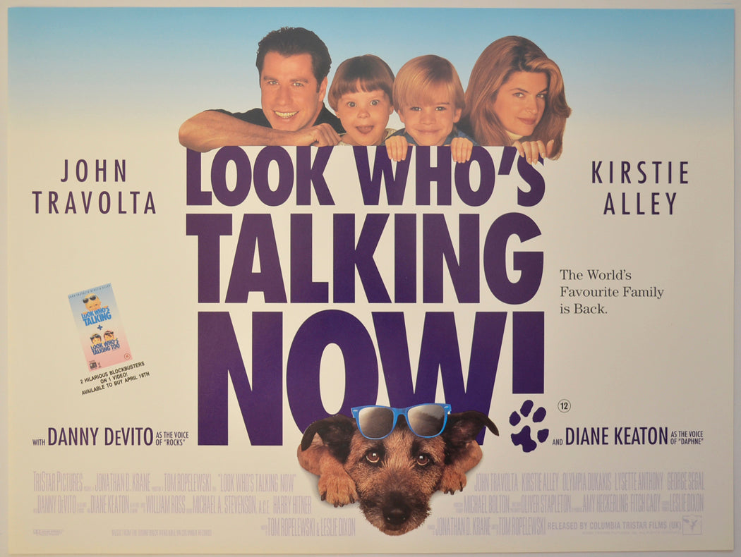 Look Who's Talking Now Original Mini Quad Poster - Film Poster - Movie Poster