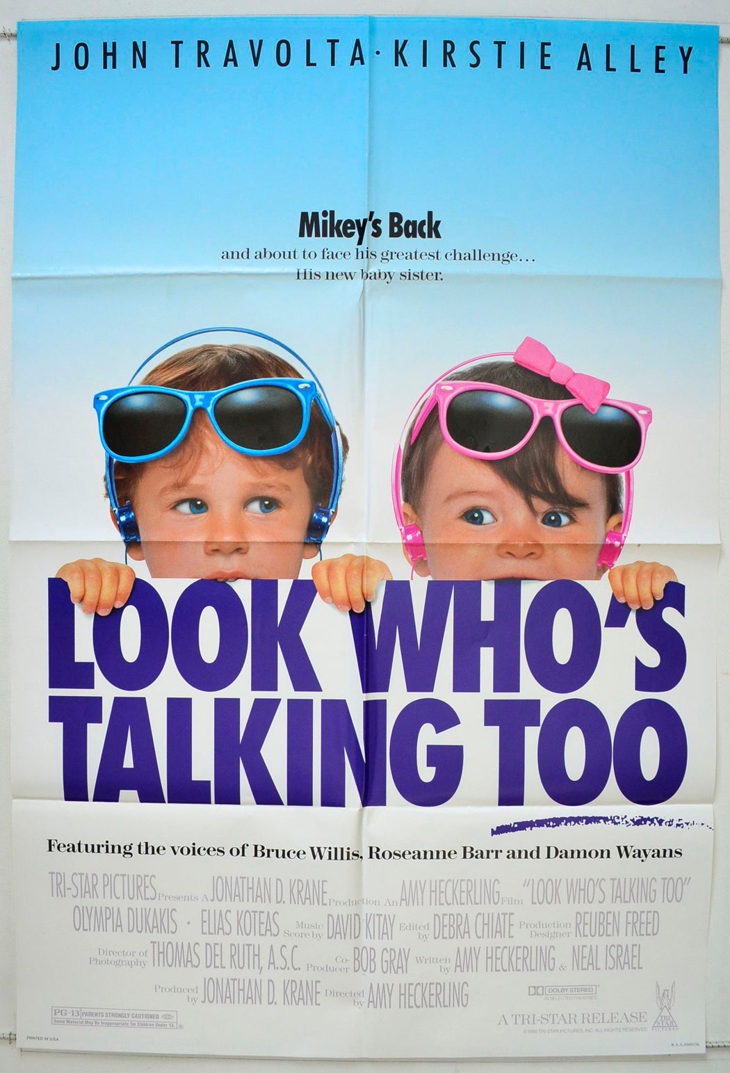 Look Who's Talking Too Original One Sheet Poster - Movie Poster