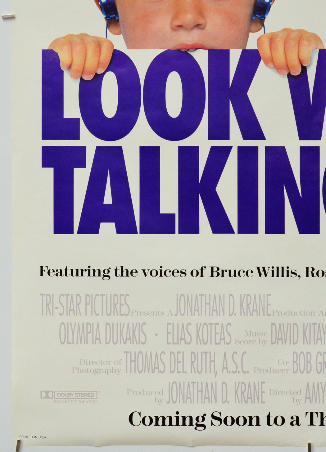 Look Who's Talking Too (Bottom Left) Cinema One Sheet Movie Poster 