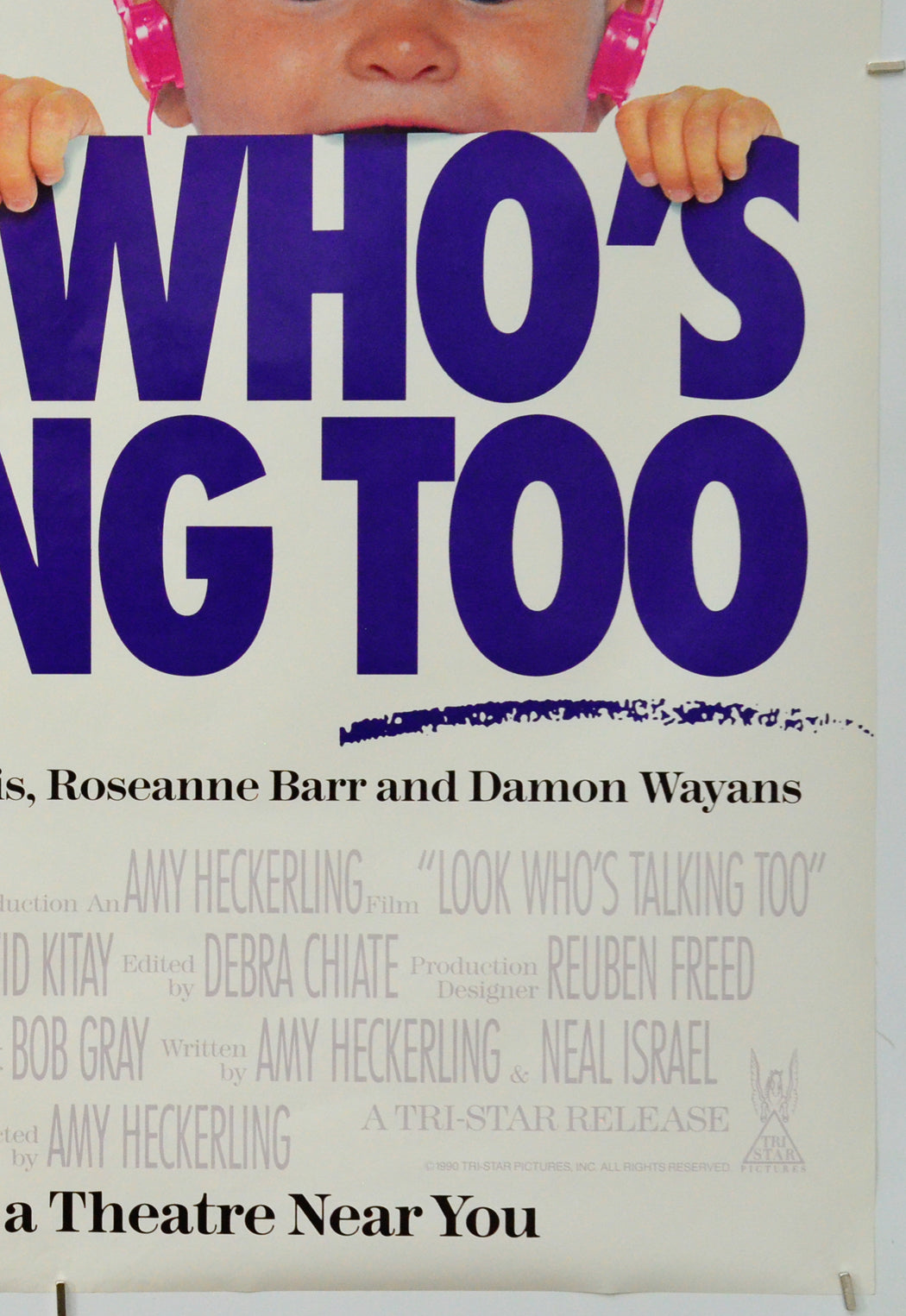 Look Who's Talking Too (Bottom Right) Cinema One Sheet Movie Poster 