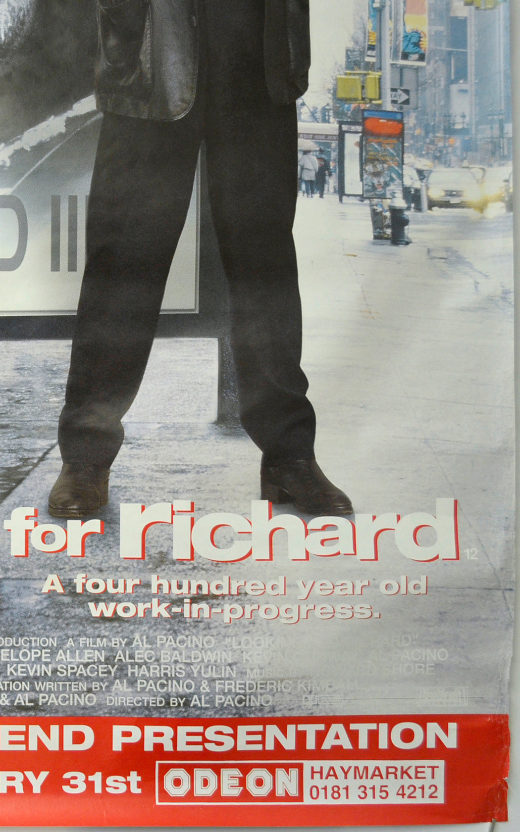 LOOKING FOR RICHARD (Bottom Right) Cinema 4 Sheet Movie Poster 