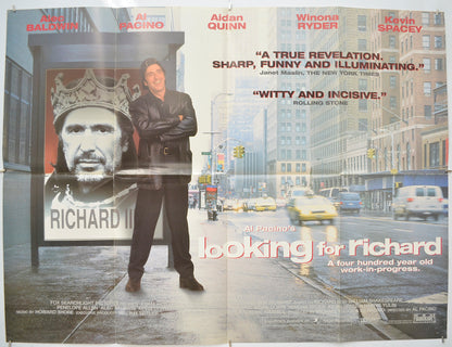 Looking For Richard Original Quad Poster - Film Poster - Movie Poster