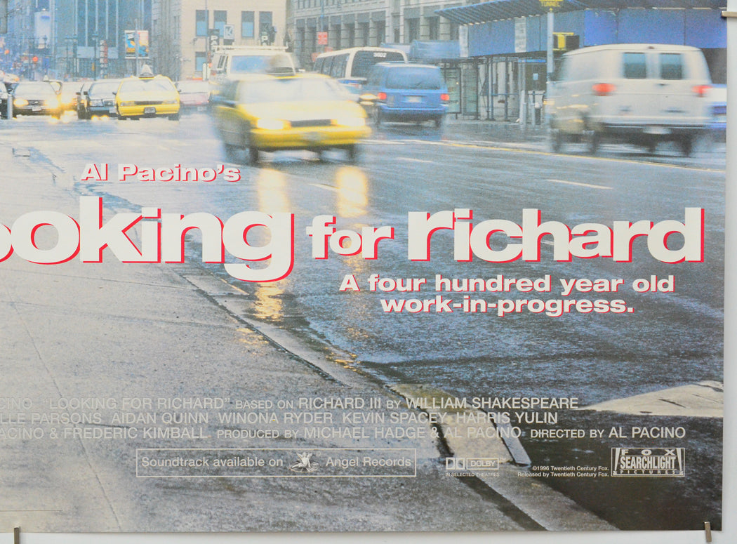 Looking For Richard (Bottom Right) Cinema Quad Movie Poster 