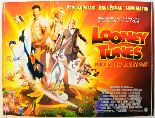 Looney Tunes - Back In Action Original British Quad Poster - Film Poster - Movie Poster 