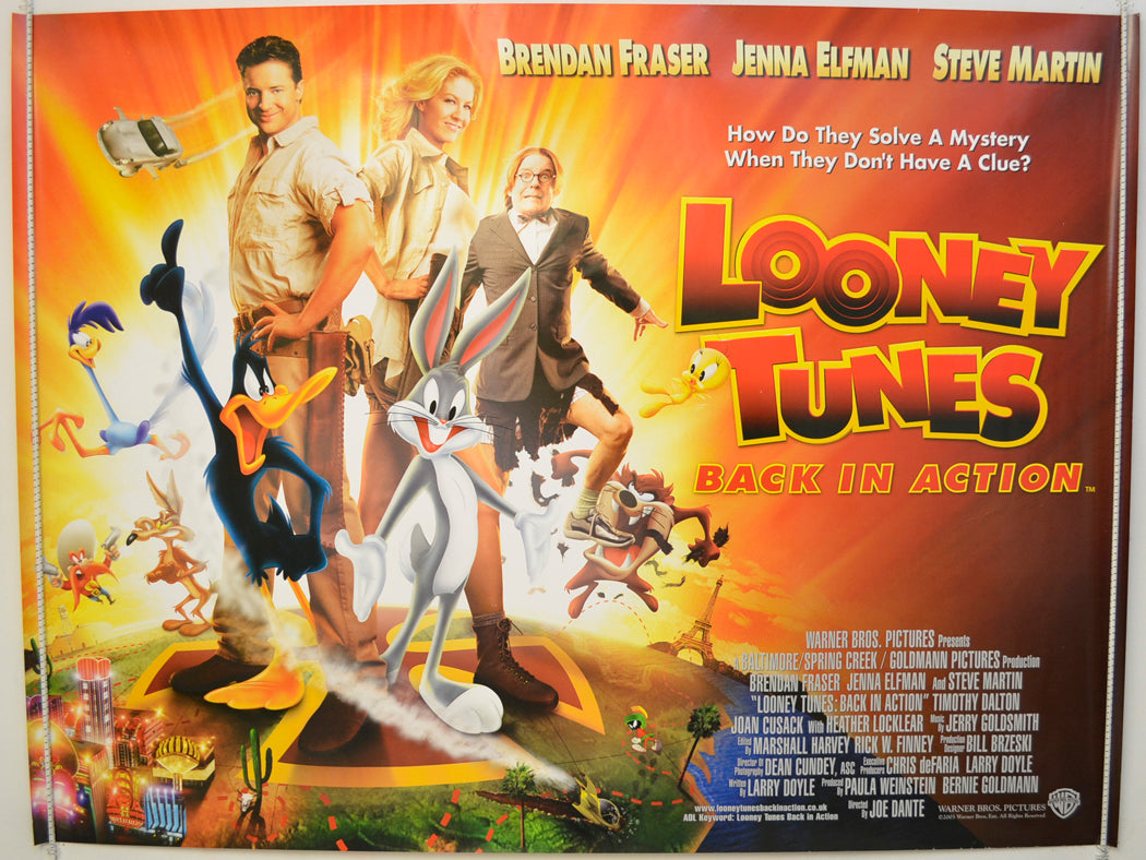 Looney Tunes - Back In Action  Original Quad Poster - Film Poster - Movie Poster 