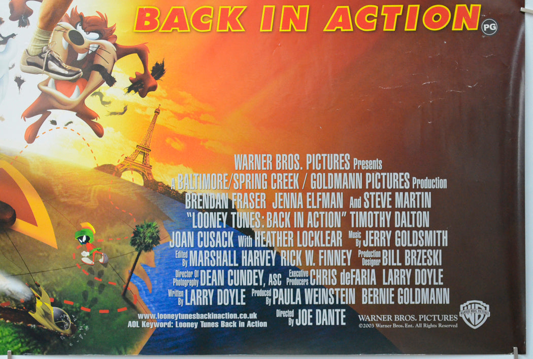 LOONEY TUNES - BACK IN ACTION (Bottom Right) Cinema Quad Movie Poster 