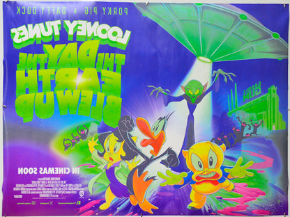 Looney Tunes: The Day the Earth Blew Up (Back) Cinema Quad Movie Poster 