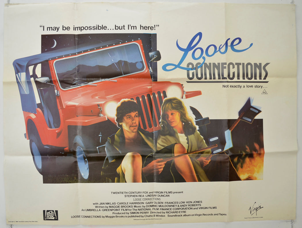 Loose Connections   Original Quad Poster - Film Poster - Movie Poster 