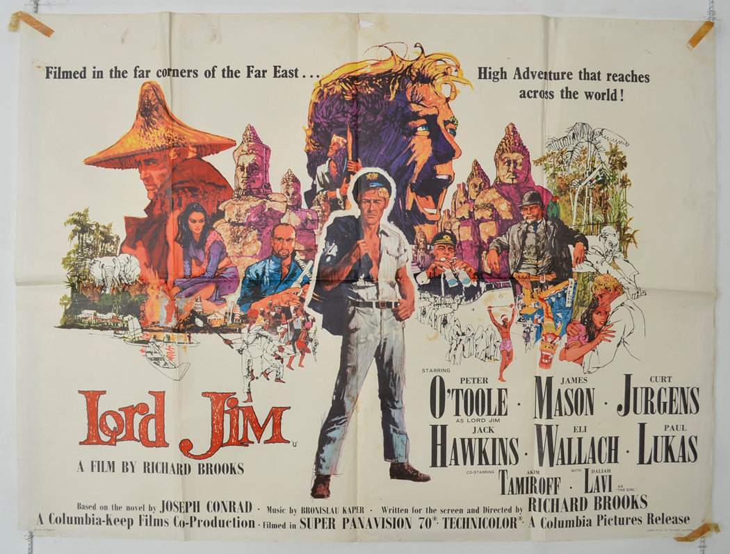 Lord Jim   Original Quad Poster - Film Poster - Movie Poster 