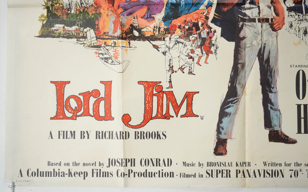 LORD JIM (Bottom Left) Cinema Quad Movie Poster 