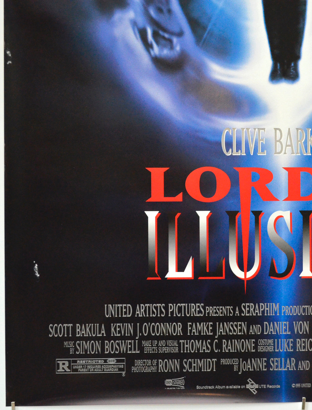 LORD OF ILLUSIONS (Bottom Left) Cinema One Sheet Movie Poster 