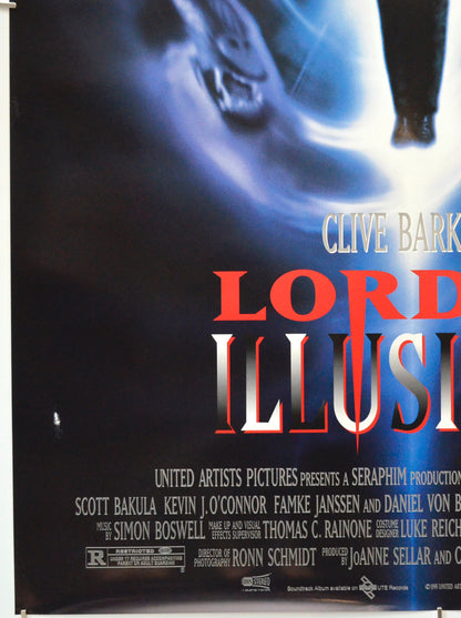 LORD OF ILLUSIONS (Bottom Left) Cinema One Sheet Movie Poster 