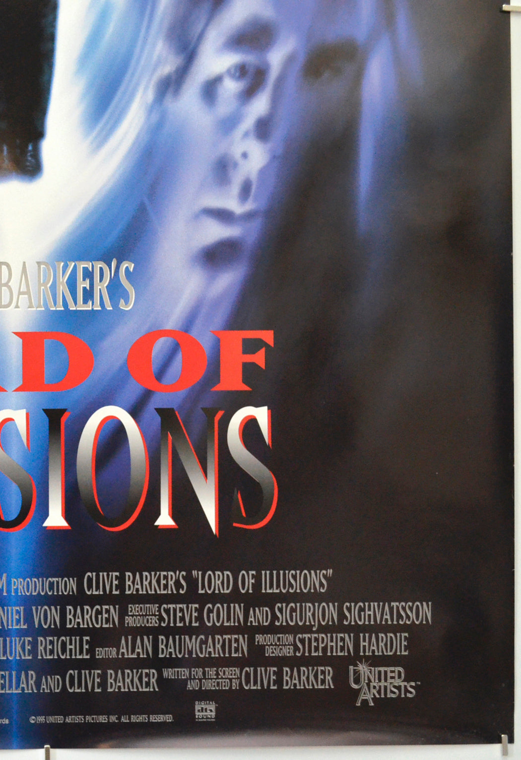 LORD OF ILLUSIONS (Bottom Right) Cinema One Sheet Movie Poster 