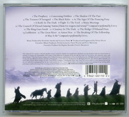 LORD OF THE RINGS -THE FELLOWSHIP OF THE RING Original CD Soundtrack (back) 