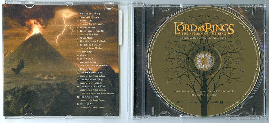 LORD OF THE RINGS -THE RETURN OF THE KING Original CD Soundtrack (Inside) 