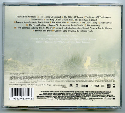 LORD OF THE RINGS - THE TWO TOWERS Original CD Soundtrack (back) 