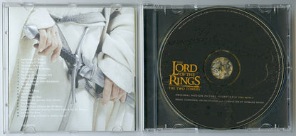 LORD OF THE RINGS - THE TWO TOWERS Original CD Soundtrack (Inside) 