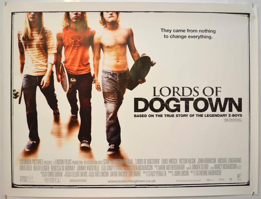 Lords Of Dogtown Original Quad Poster - Film Poster - Movie Poster