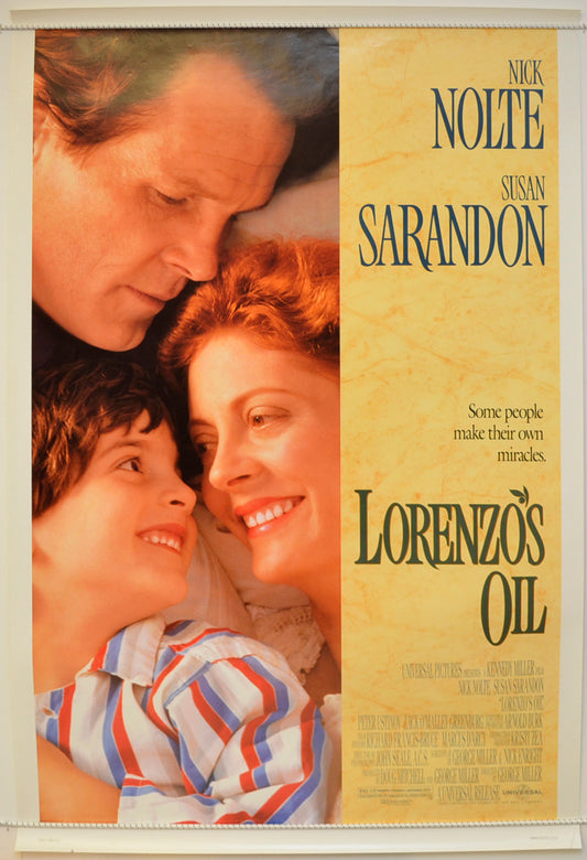 Lorenzo's Oil  Original One Sheet Poster - Film Poster - Movie Poster 