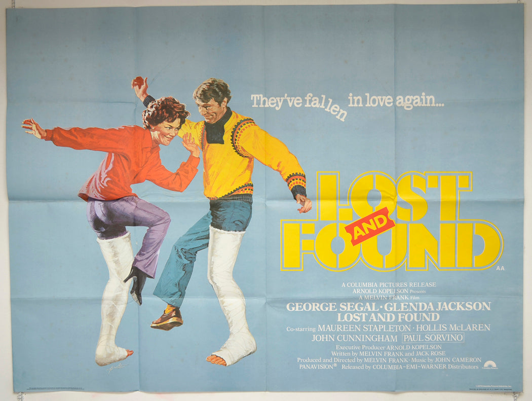 Lost And Found Original Quad Poster - Film Poster - Movie Poster  