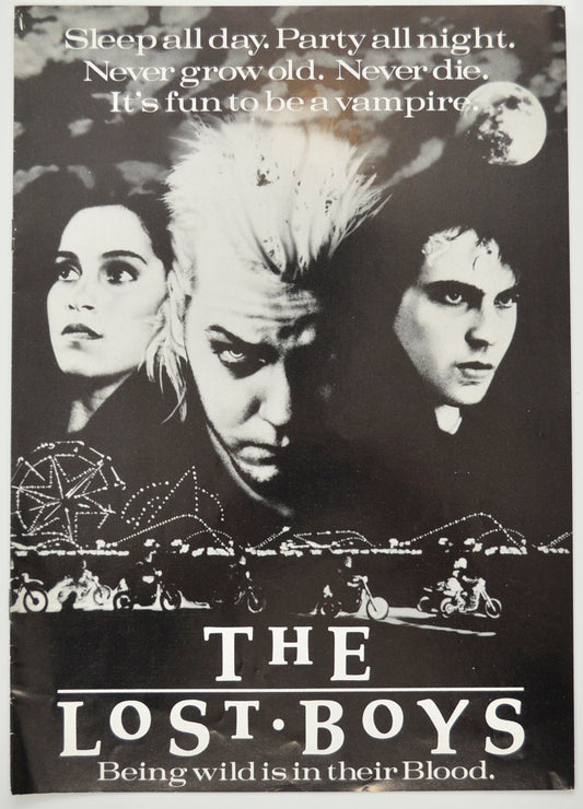 The Lost Boys Original 8 Page Cinema Exhibitors Campaign Pressbook (UK)