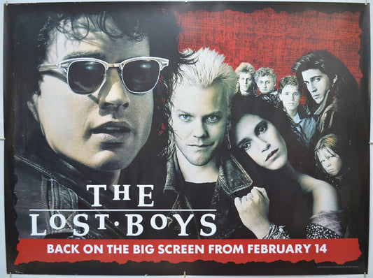 The Lost Boys (2020 re-release poster)  Original Quad Poster - Film Poster - Movie Poster