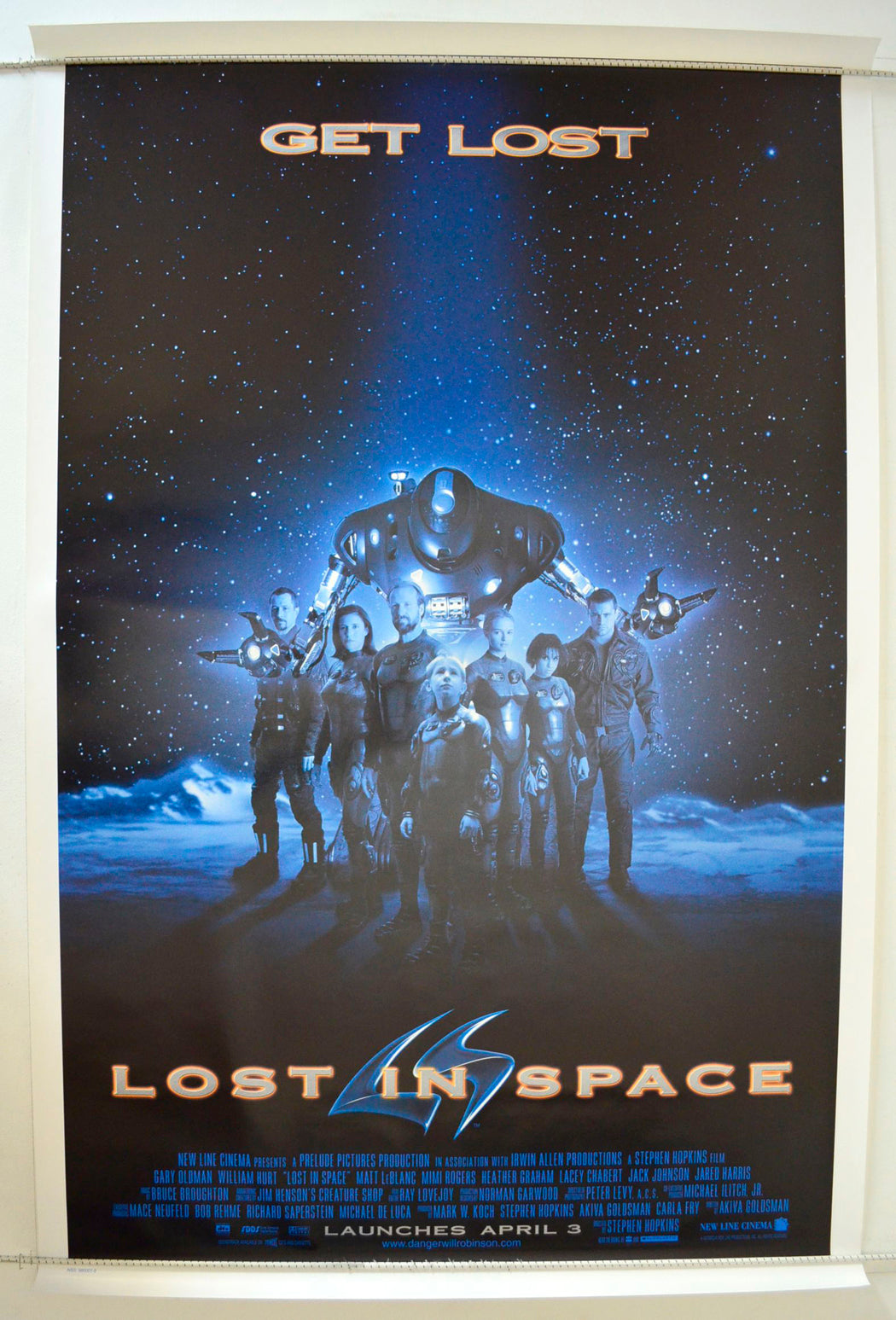 Lost In Space   (Teaser / Advance Version) Original One Sheet Poster - Film Poster - Movie Poster