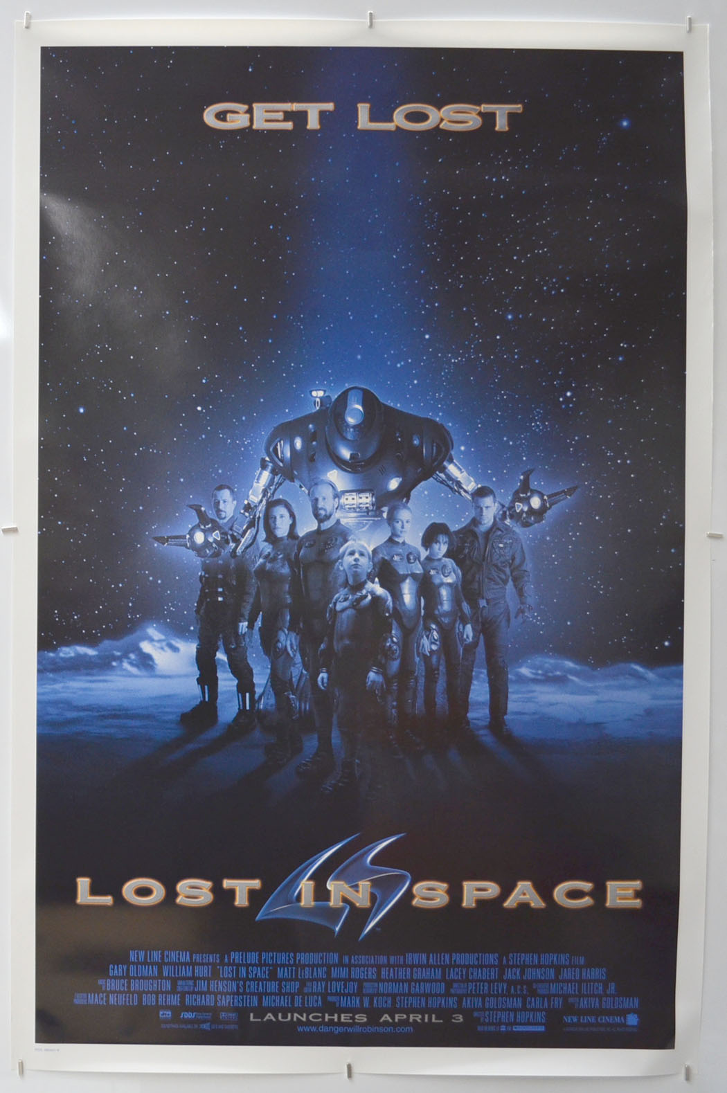 Lost In Space  Original One Sheet Poster - Film Poster - Movie Poster