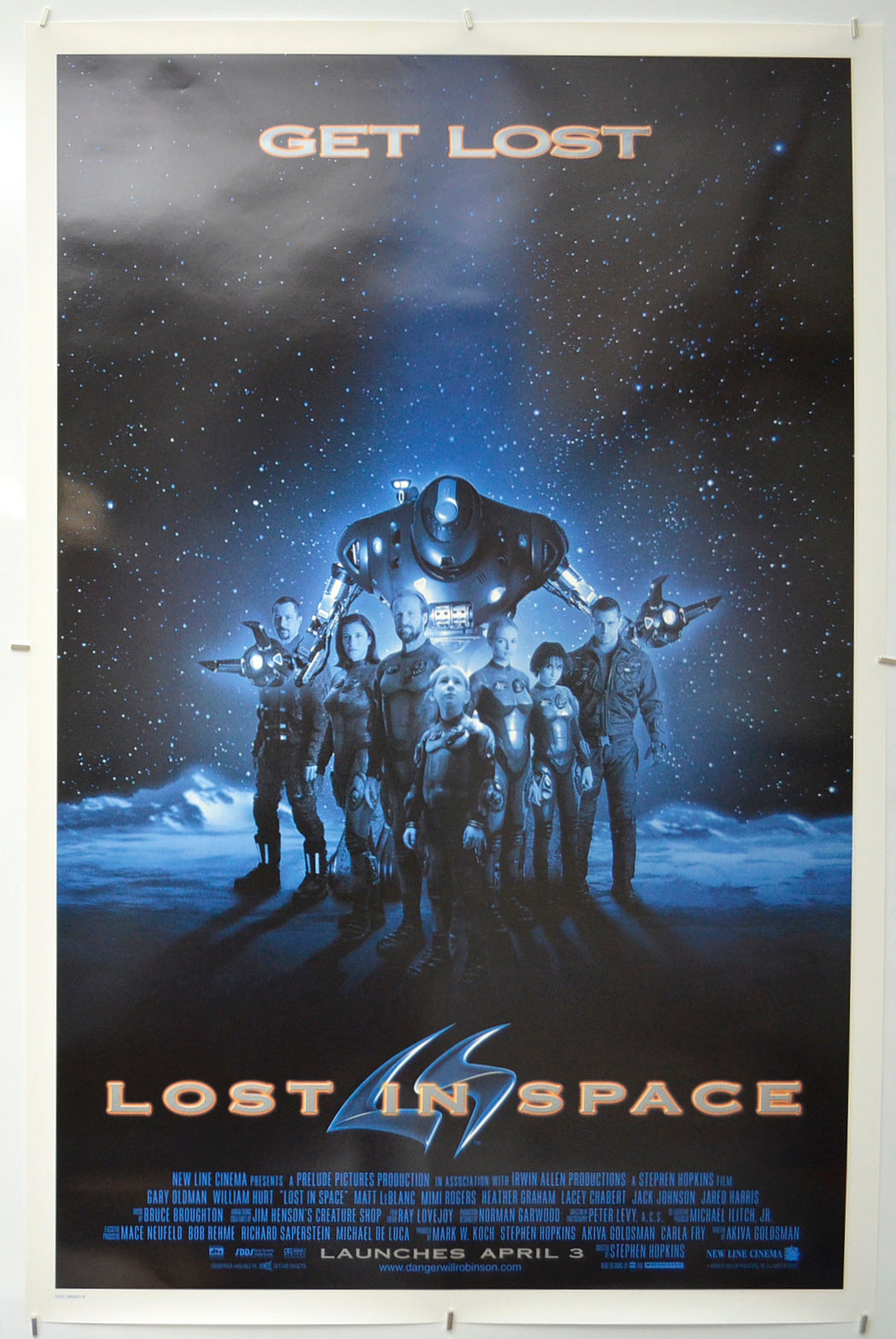 Lost In Space Original One Sheet Poster - Film Poster - Movie Poster