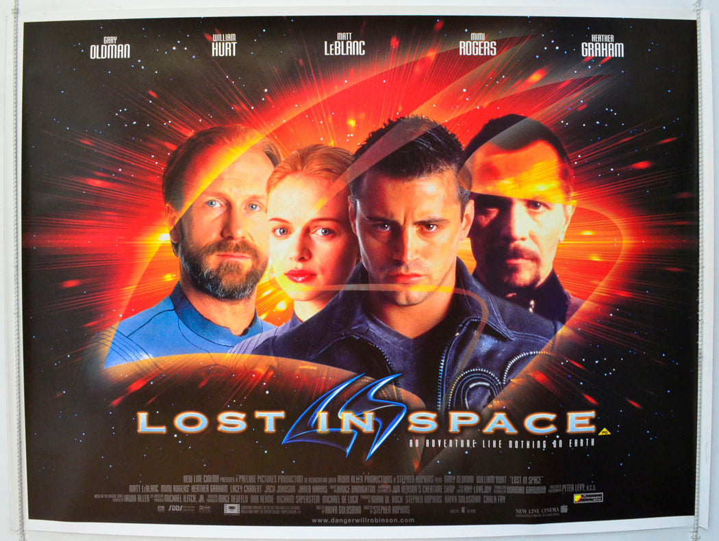 Lost In Space Original British Quad Poster - Film Poster - Movie Poster 