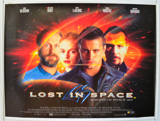 Lost In Space Original British Quad Poster - Film Poster - Movie Poster 