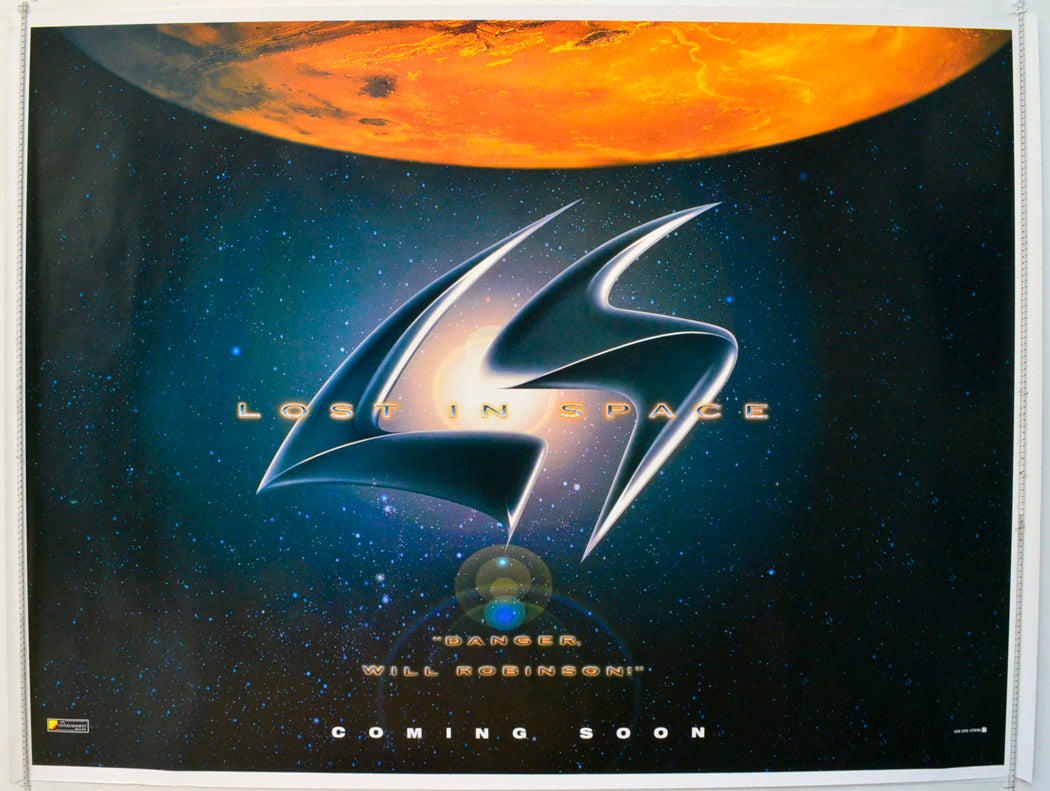 Lost In Space  (Teaser / Advance Version)   Original British Quad Poster - Film Poster - Movie Poster 