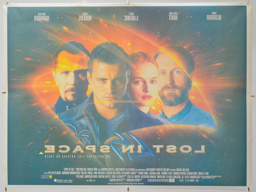 Lost In Space (Back) Cinema Quad Movie Poster 