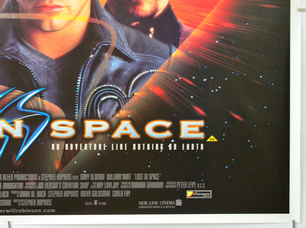 Lost In Space (Bottom Right) Cinema Quad Movie Poster 