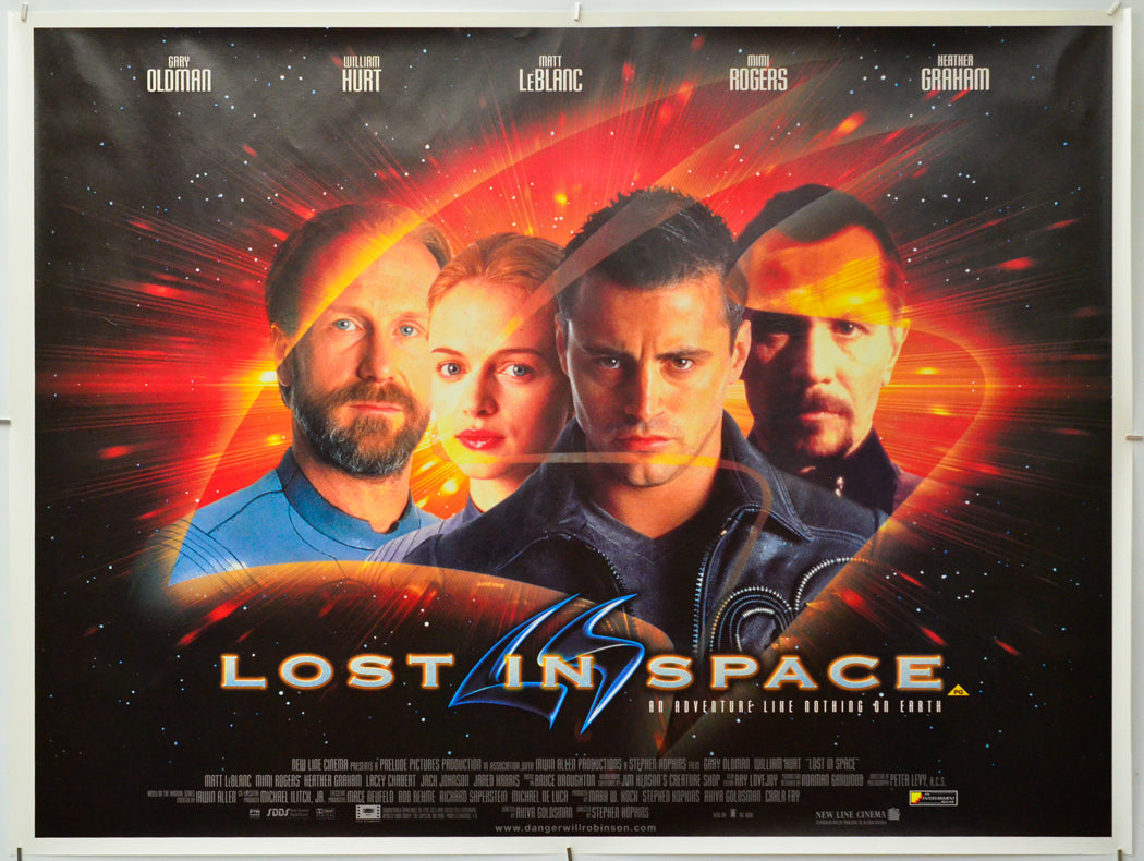 Lost In Space - Original Quad Poster - Film Poster - Movie Poster