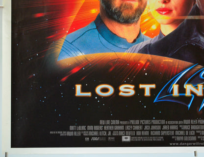 Lost In Space (Bottom Left) Cinema Quad Movie Poster 