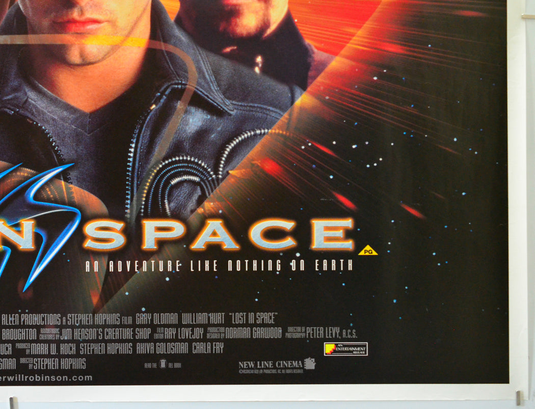 Lost In Space (Bottom Right) Cinema Quad Movie Poster 