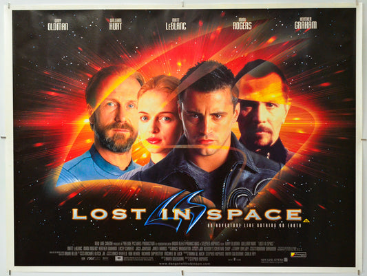 Lost In Space - Original Quad Poster - Film Poster - Movie Poster