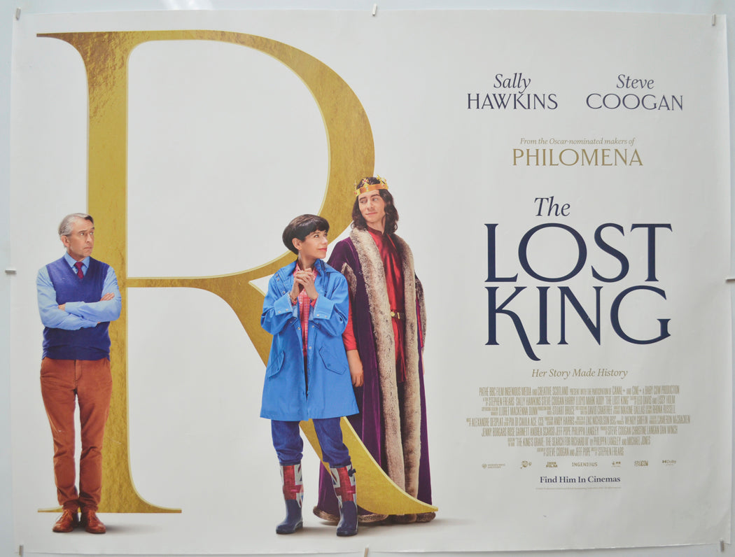 The Lost King Original Quad Poster - Film Poster - Movie Poster 