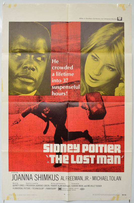 The Lost Man  Original One Sheet Poster - Film Poster - Movie Poster