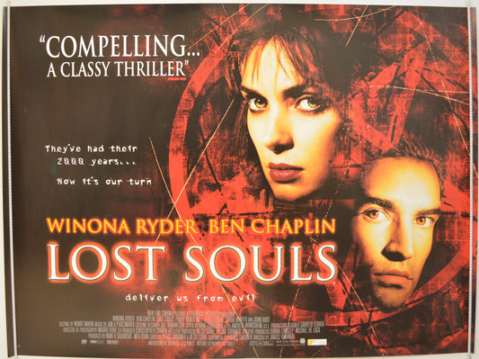 Lost Souls  Original Quad Poster - Film Poster - Movie Poster