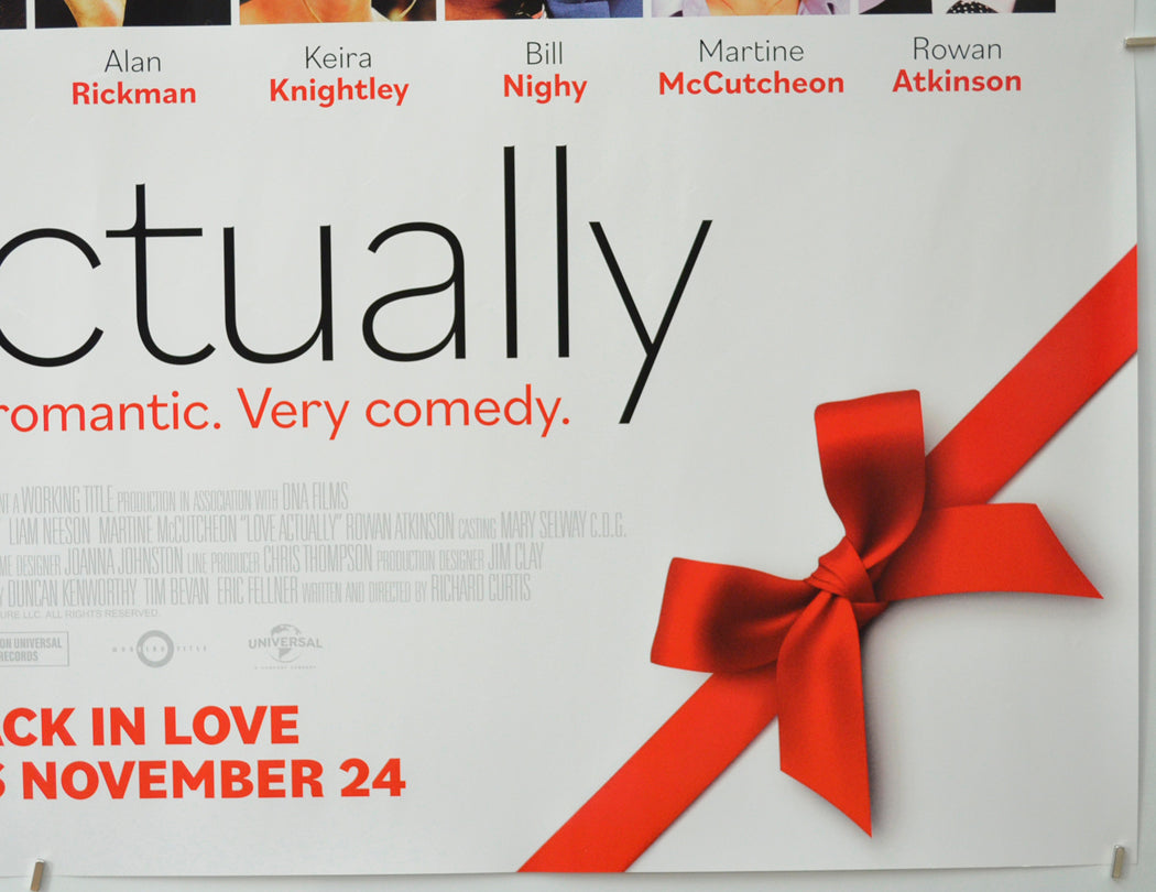 LOVE ACTUALLY (Bottom Right) Cinema Quad Movie Poster 