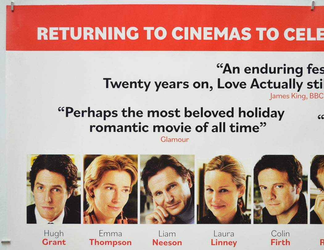 LOVE ACTUALLY (Top Left) Cinema Quad Movie Poster 