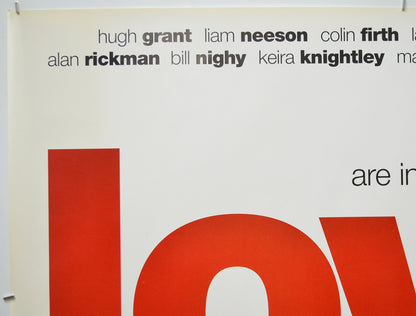 LOVE ACTUALLY (Top Left) Cinema Quad Movie Poster 